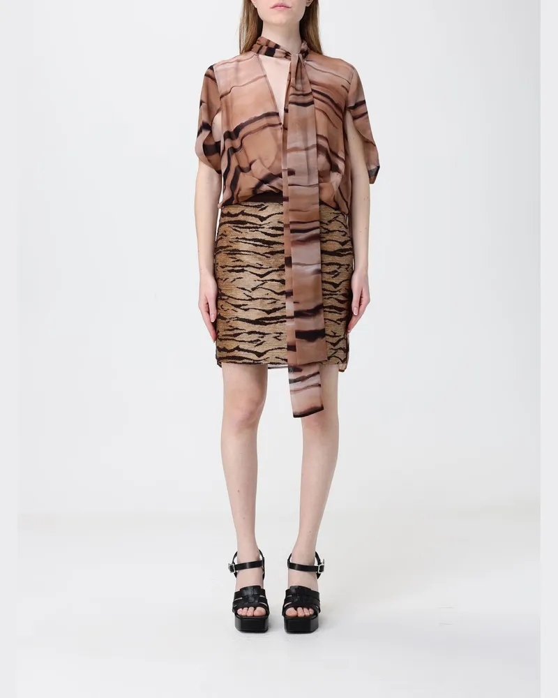 Elisabetta Franchi Kleid damen Camel