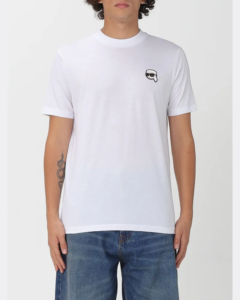 Karl Lagerfeld T-shirt herren Weiß