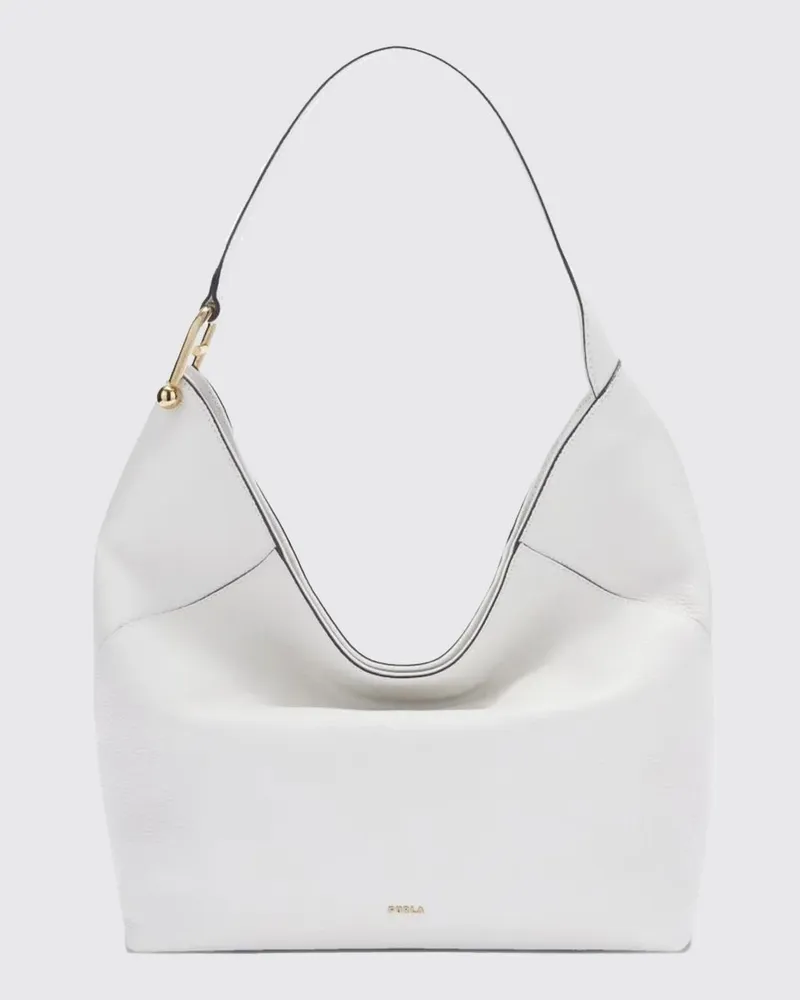 Furla Schultertasche damen Weiß