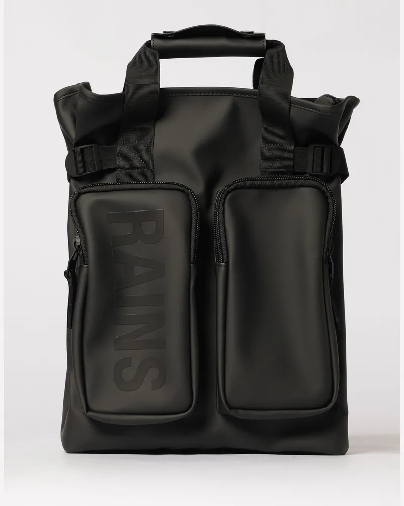 RAINS Rucksack herren Schwarz