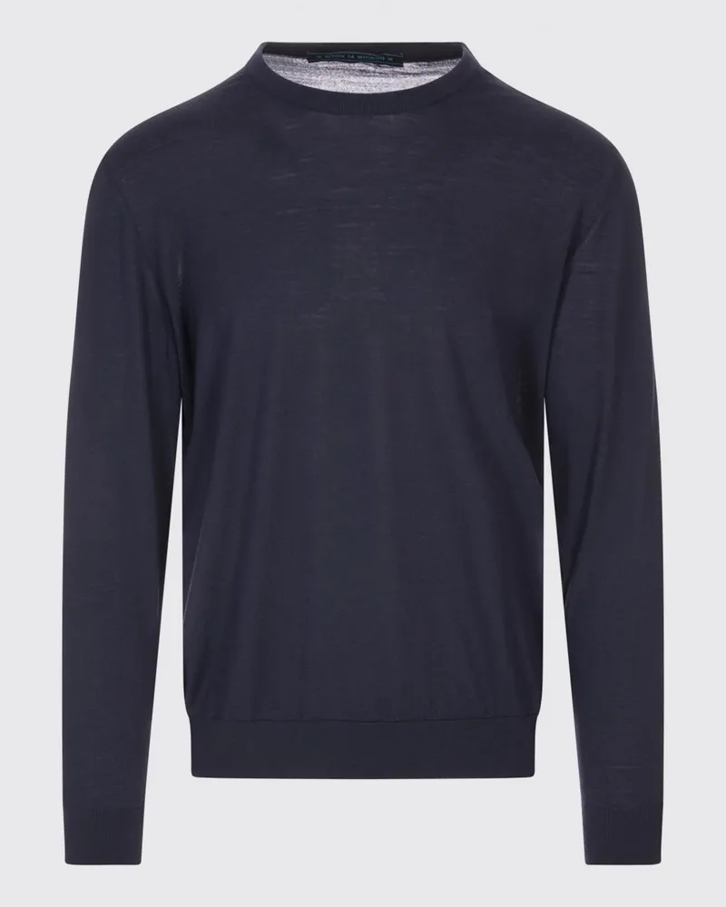 Kiton Pullover herren Blau