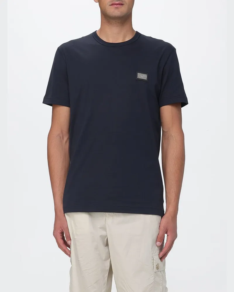 Dolce & Gabbana T-shirt herren Dolce & Gabbana Blau