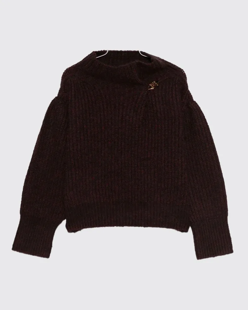 Dries van Noten Pullover damen Burgunderrot