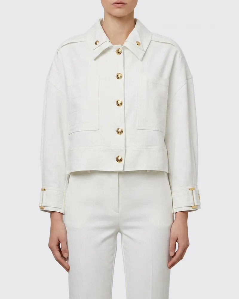 Elisabetta Franchi Blazer damen Weiß