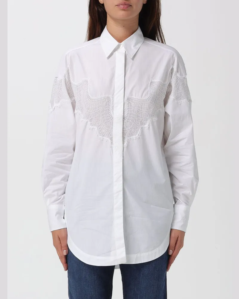 HUGO BOSS Hemdbluse damen Weiß