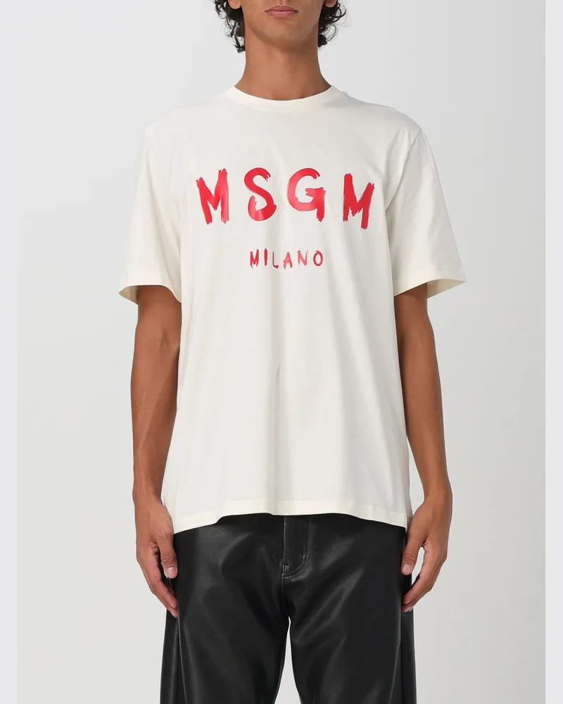 MSGM T-shirt Beige