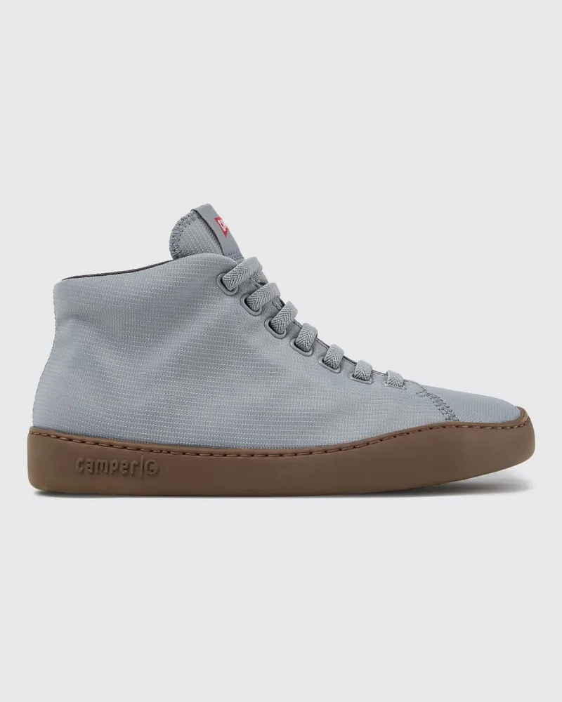 Camper Peu Touring High-Top-Sneaker aus recyceltem PET im Slip-On-Design Blau