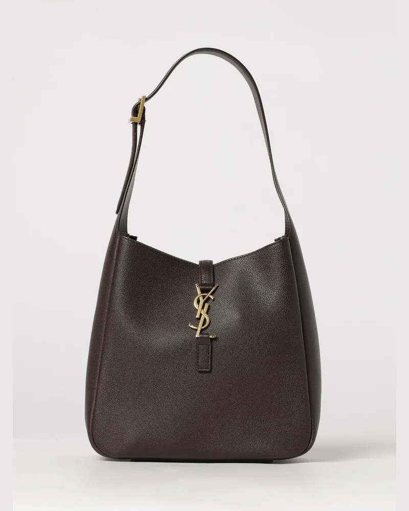 Saint Laurent Le 5 à 7 Ledertasche Braun