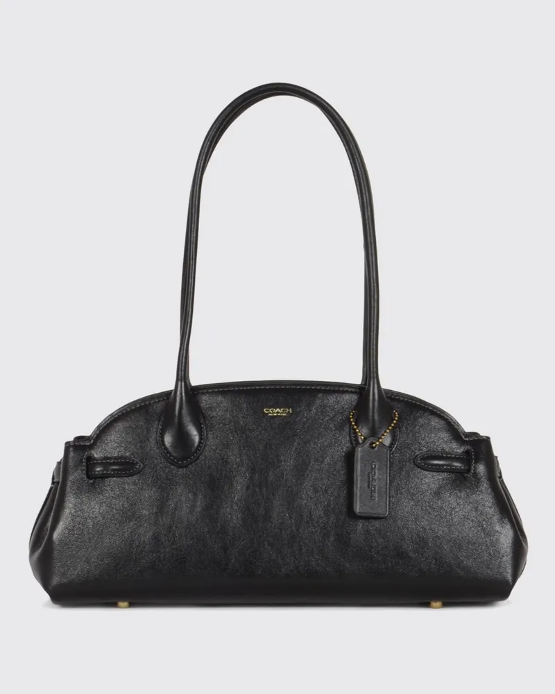 Coach Schultertasche damen Schwarz