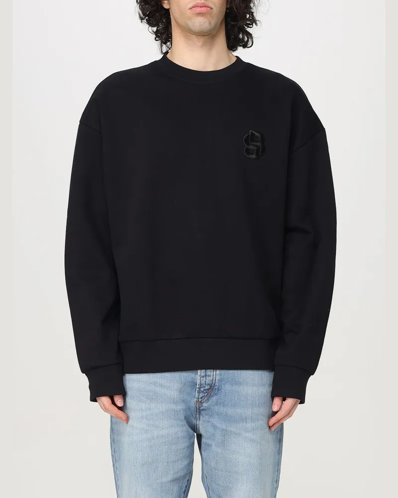 HUGO BOSS Sweatshirt herren Schwarz