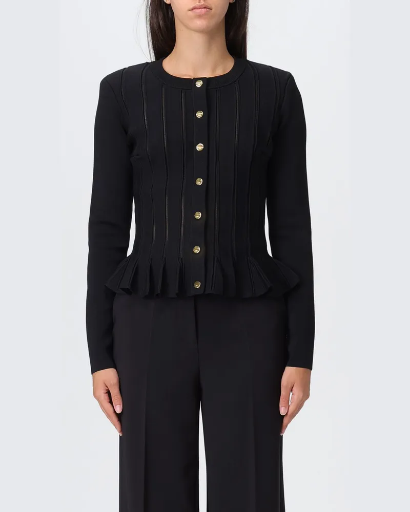 Elisabetta Franchi Strickjacke damen Schwarz