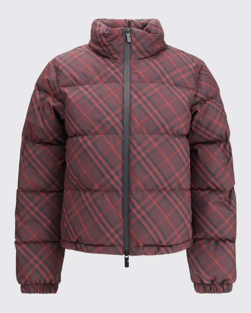 Burberry Jacke damen Weinrot