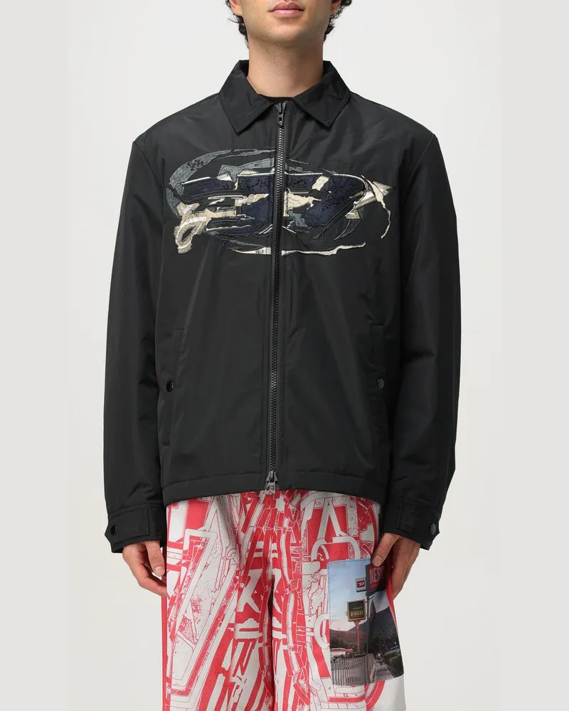 Diesel Jacke herren Schwarz