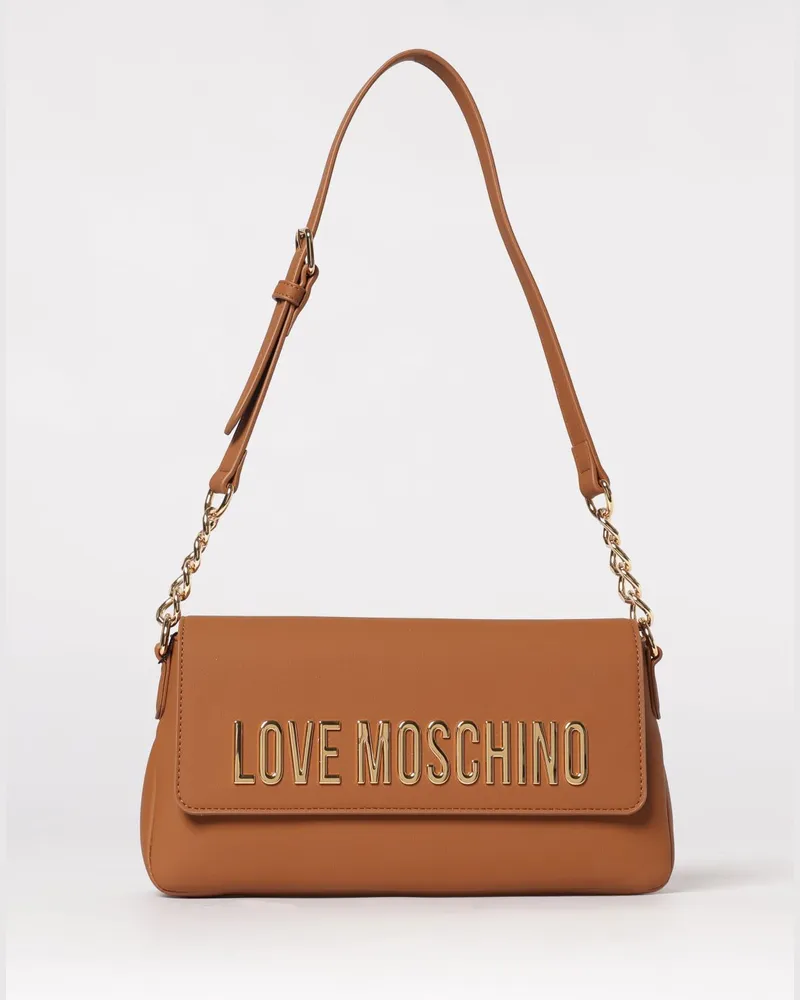 Moschino Schultertasche damen Braun