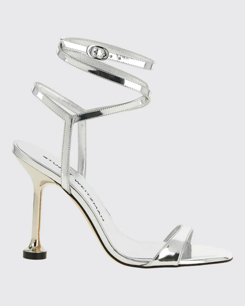 Stuart Weitzman Sandalen mit absatz damen Silber