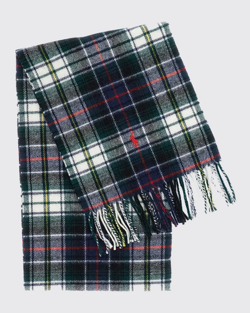 Ralph Lauren Wollschal mit Tartan-Karomuster Bunt