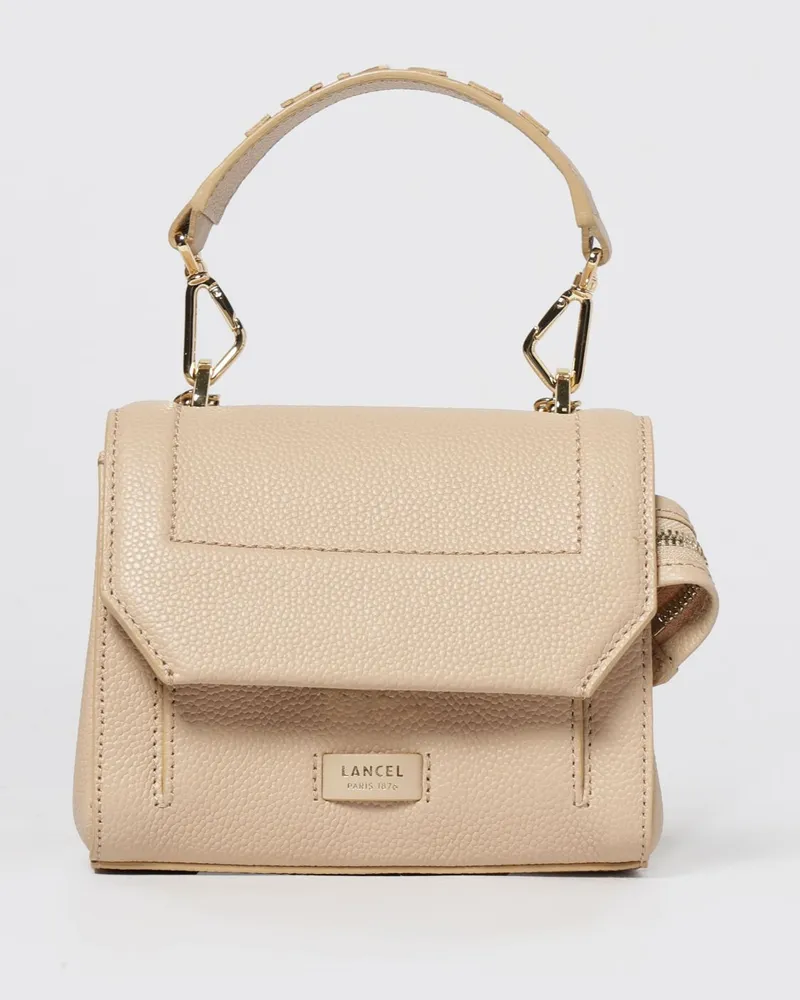 Lancel Schultertasche damen Beige