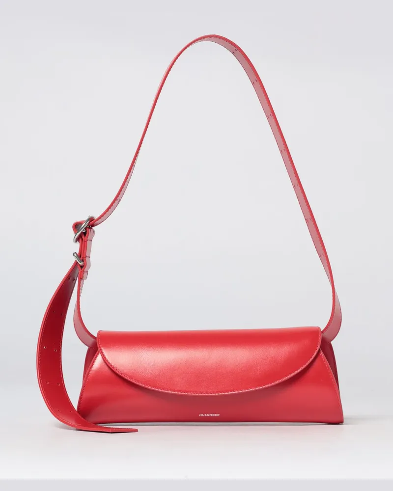 Jil Sander Schultertasche damen Rot