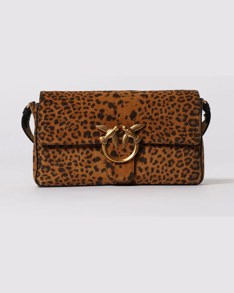 Pinko Schultertasche damen Beige