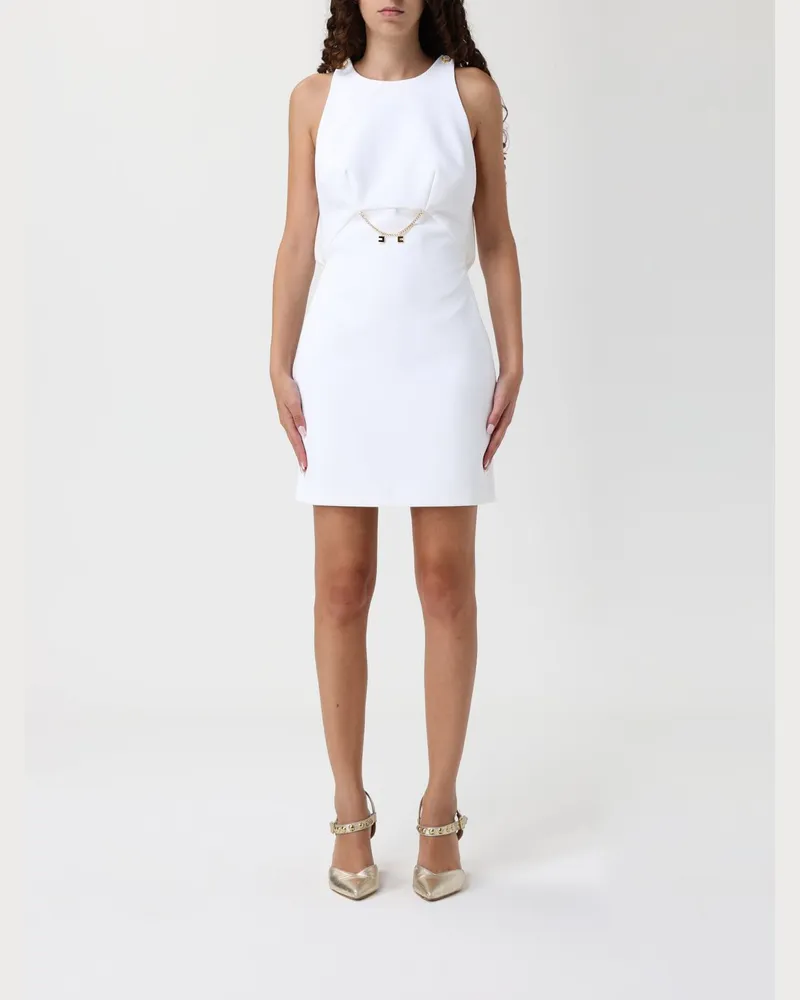 Elisabetta Franchi Kleider damen Ivory