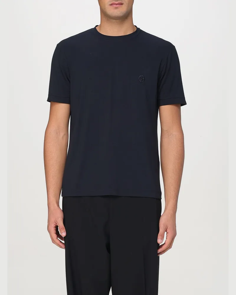 Giorgio Armani T-shirt herren Blau
