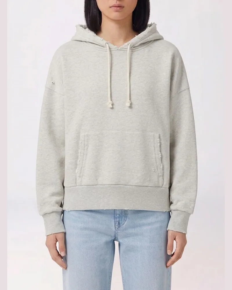 Golden Goose Baumwoll-Kapuzenpullover Grau