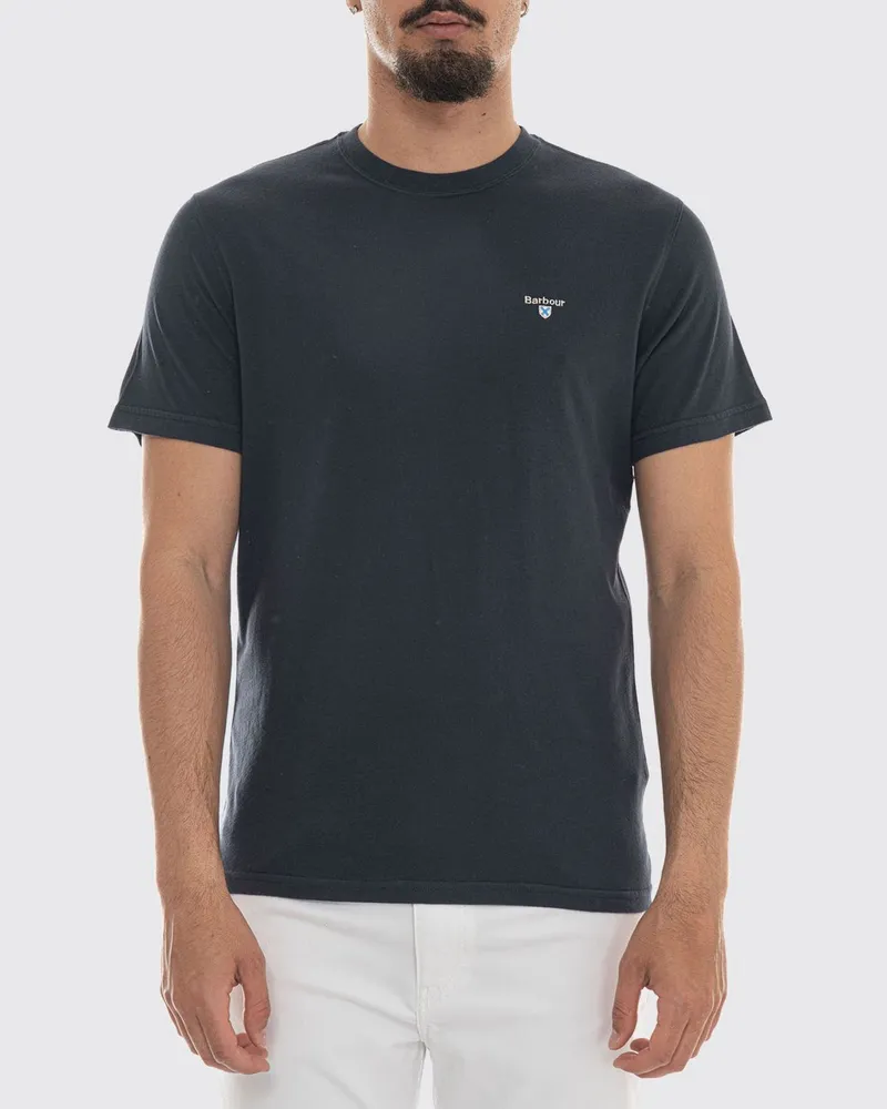 Barbour T-shirt herren Blau