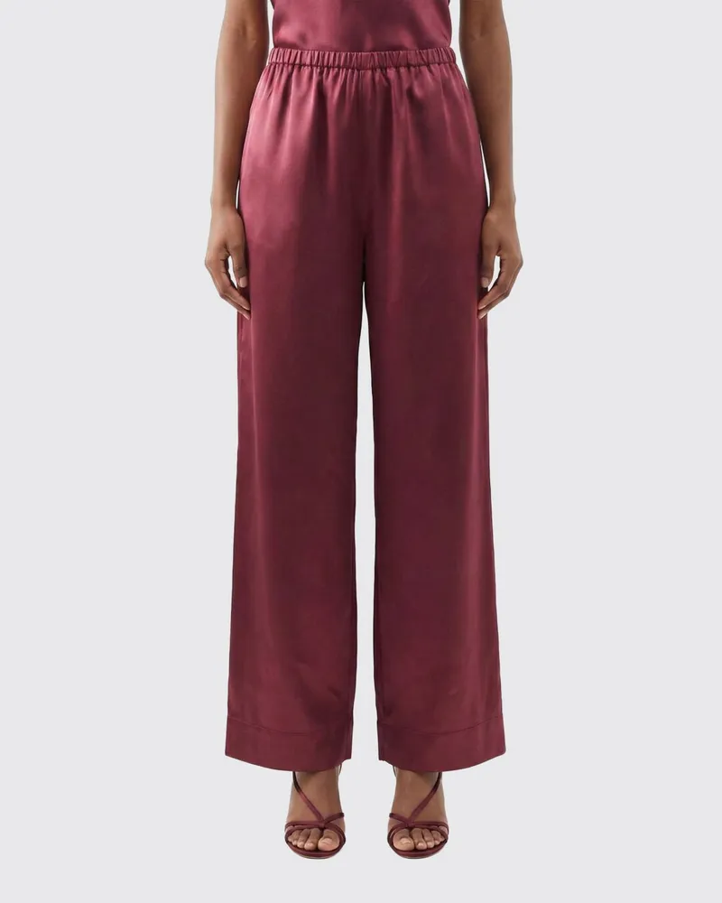 By Malene Birger Hose damen Weinrot