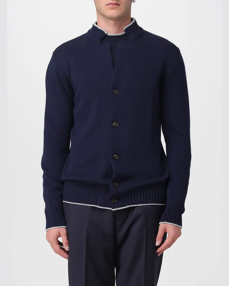 Eleventy Pullover herren Navy