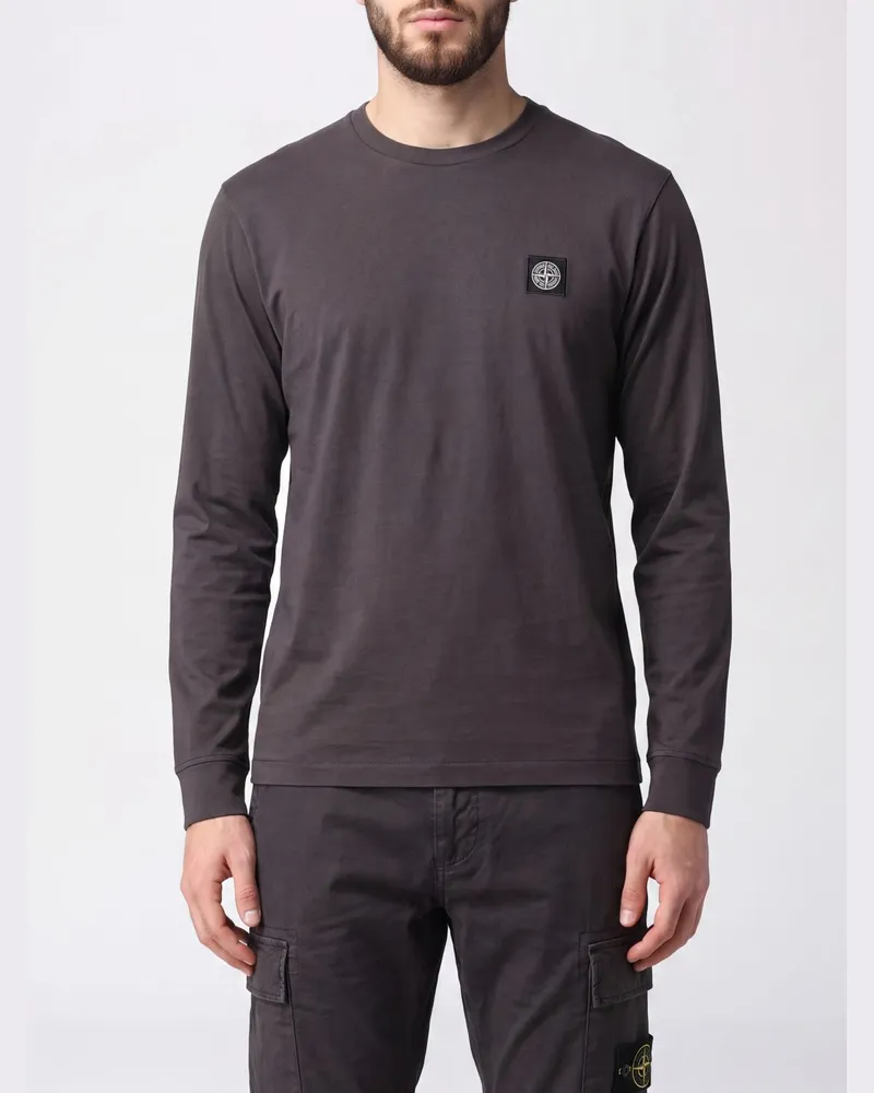 Stone Island T-shirt herren Grau