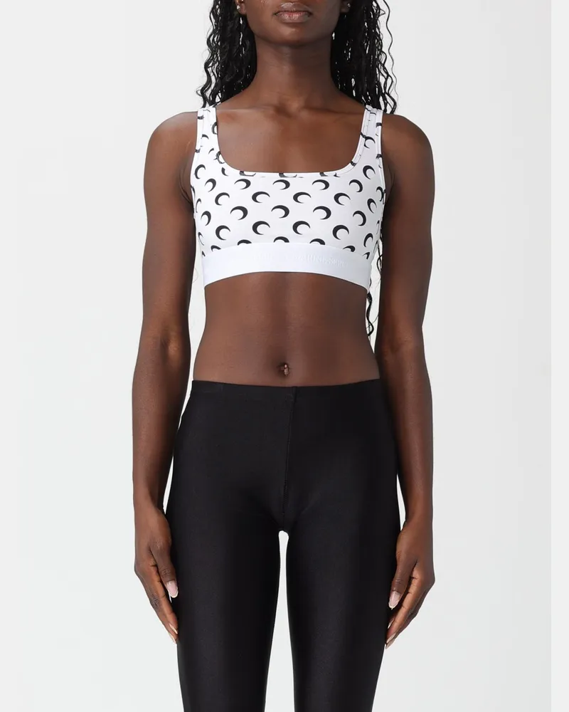 Marine Serre Top damen Weiß