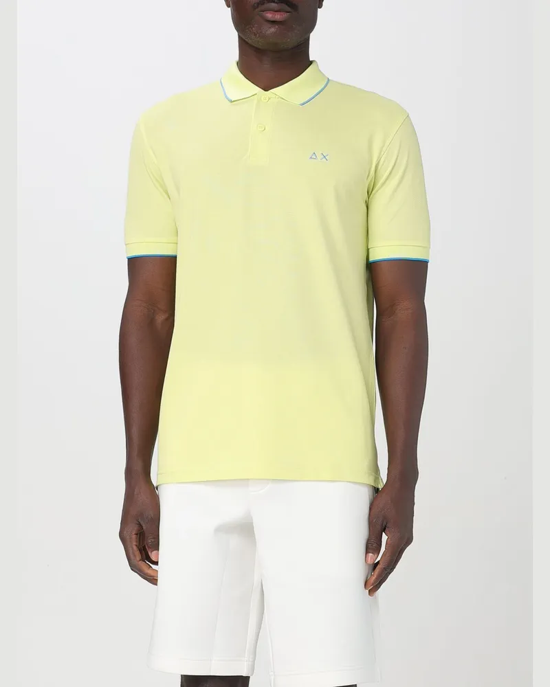 Sun68 Polo herren Zitronengelb
