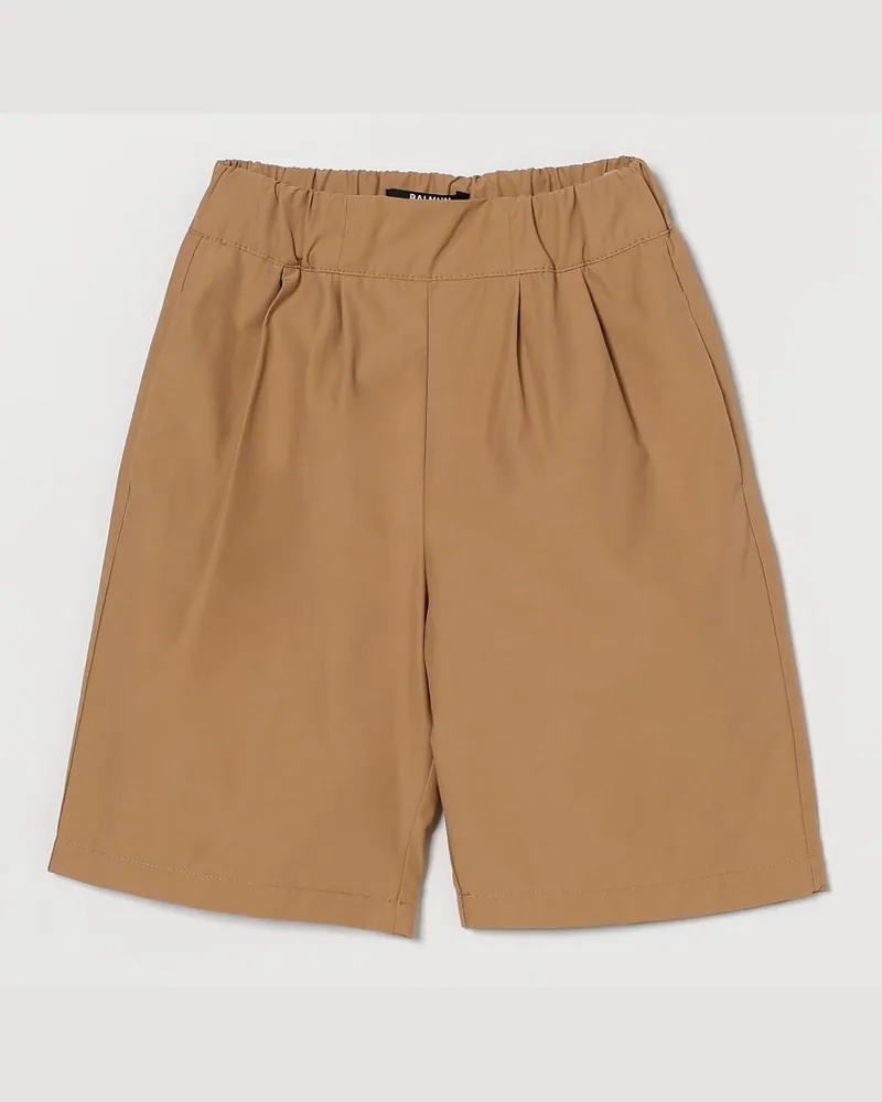 Balmain Shorts kinder Braun