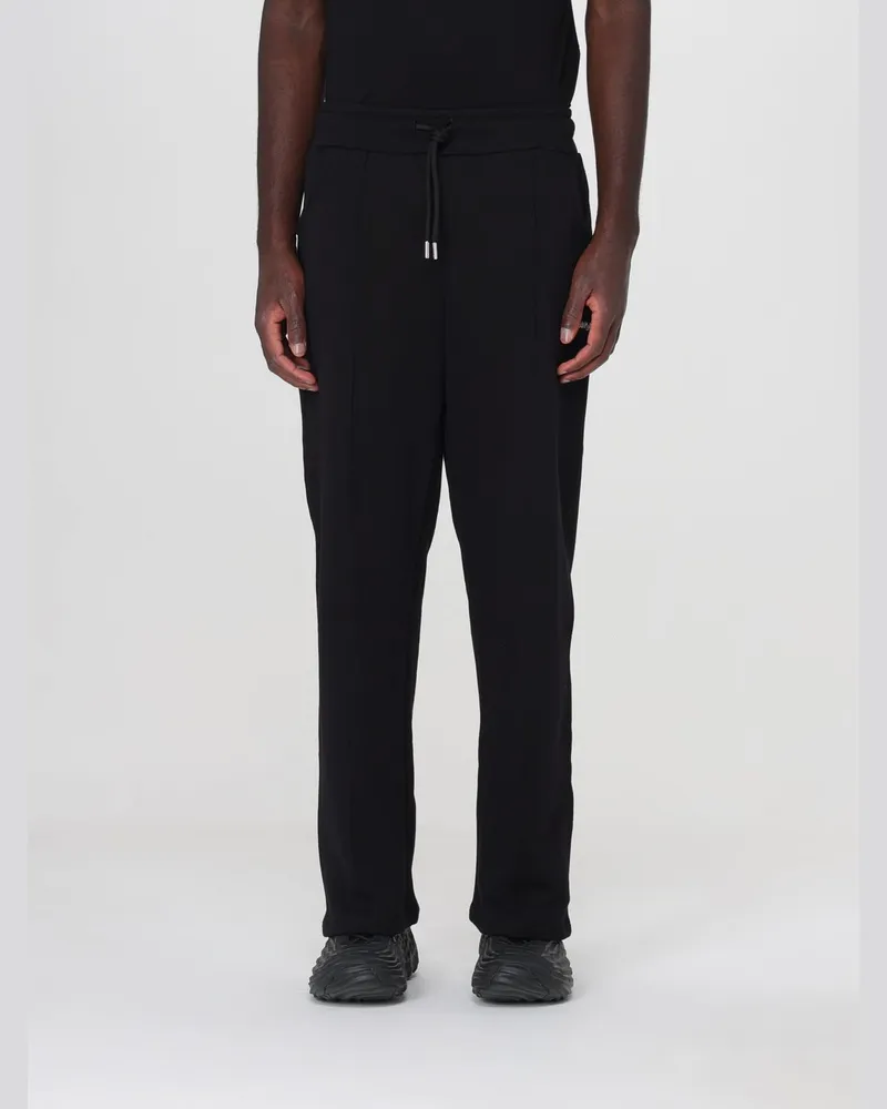 DISCLAIMER Slim Fit Baumwoll-Jogginghose mit Kordelzug Schwarz