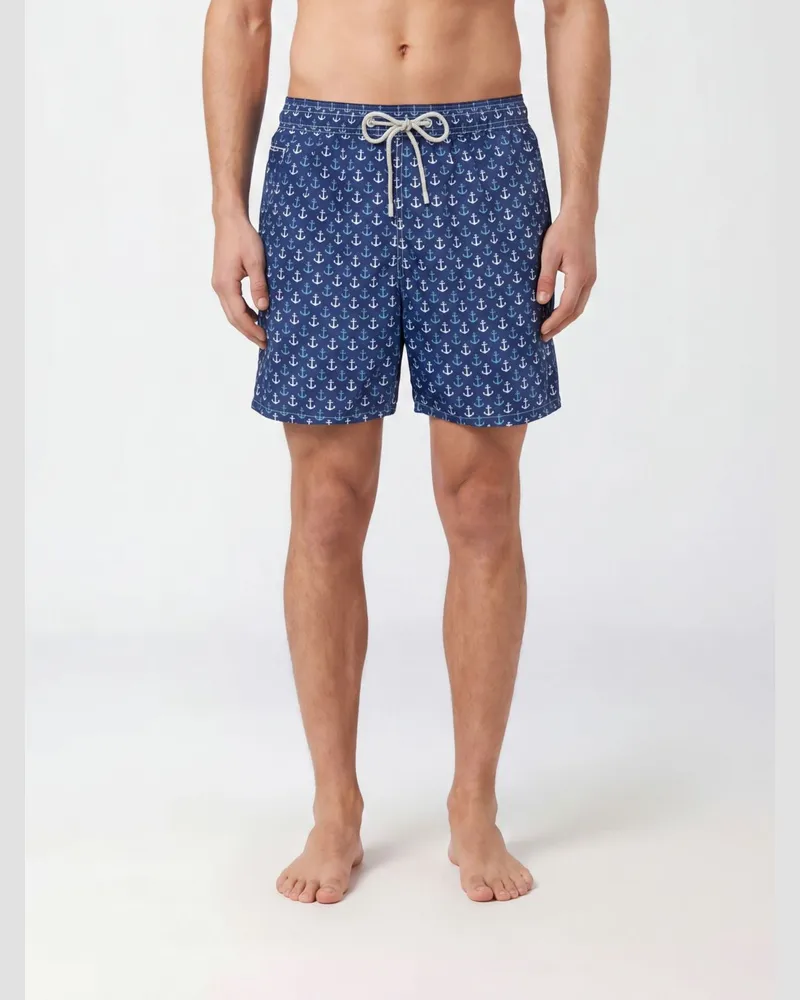 MC2 Saint Barth Bedruckte Boxer-Badehose Avion