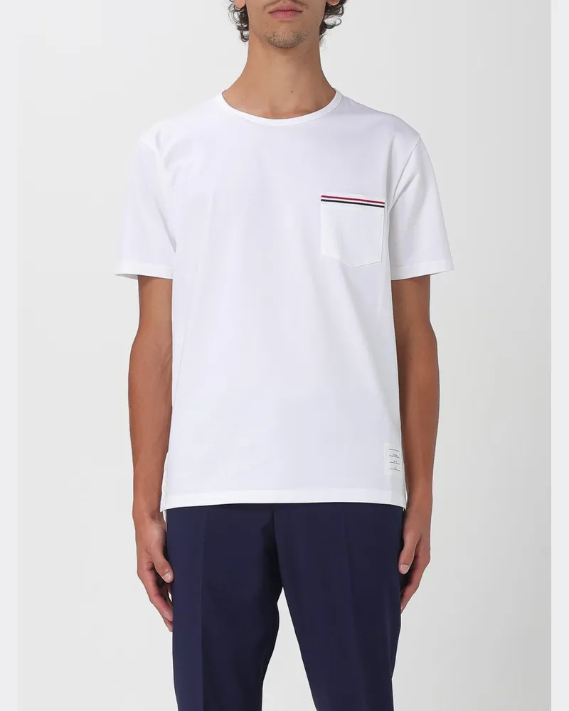Thom Browne T-shirt herren Weiß