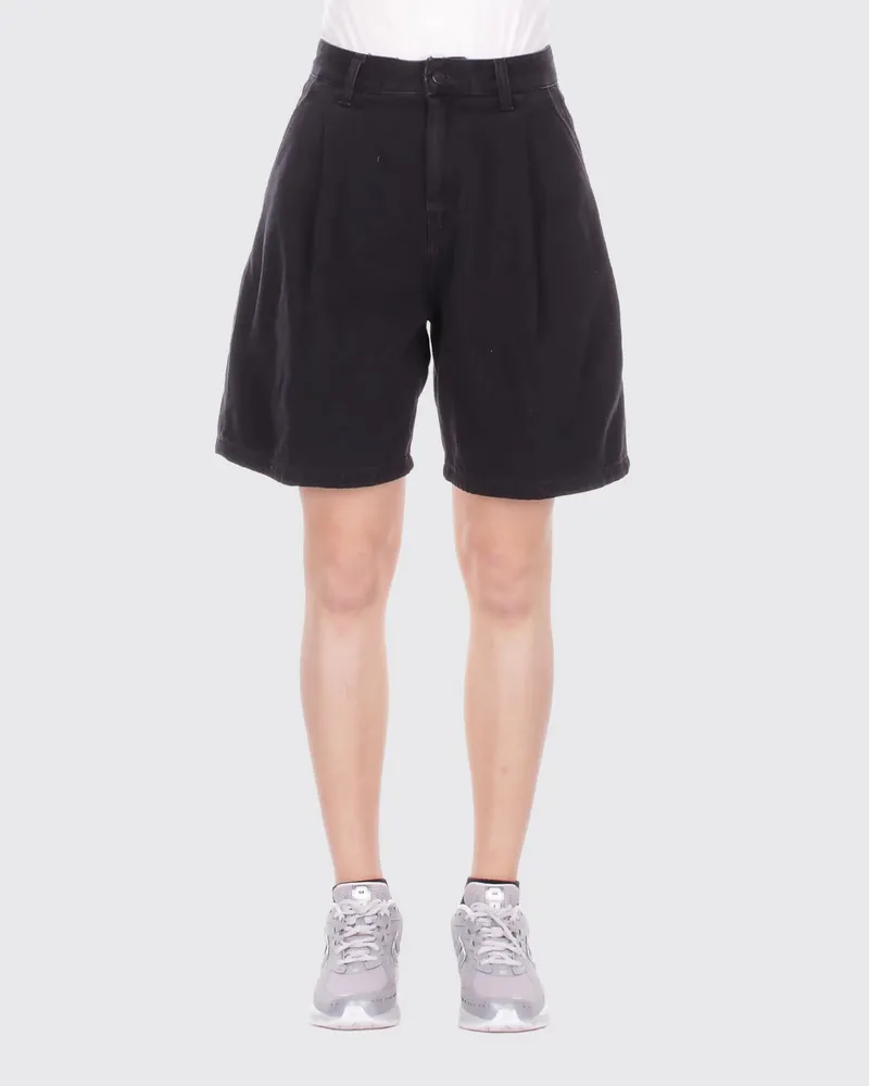 Carhartt WIP Baumwoll-Denim-Shorts Schwarz