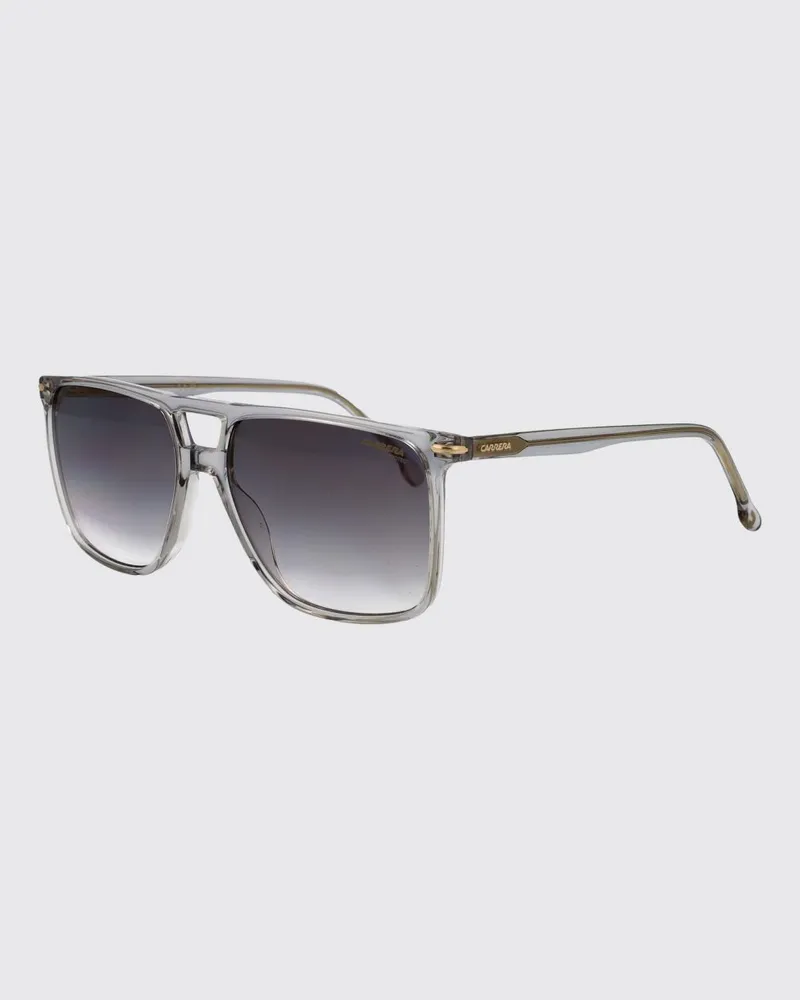 Carrera Aviator-Sonnenbrille von aus Acetat mit Doppelsteg und Rauchglas Grau