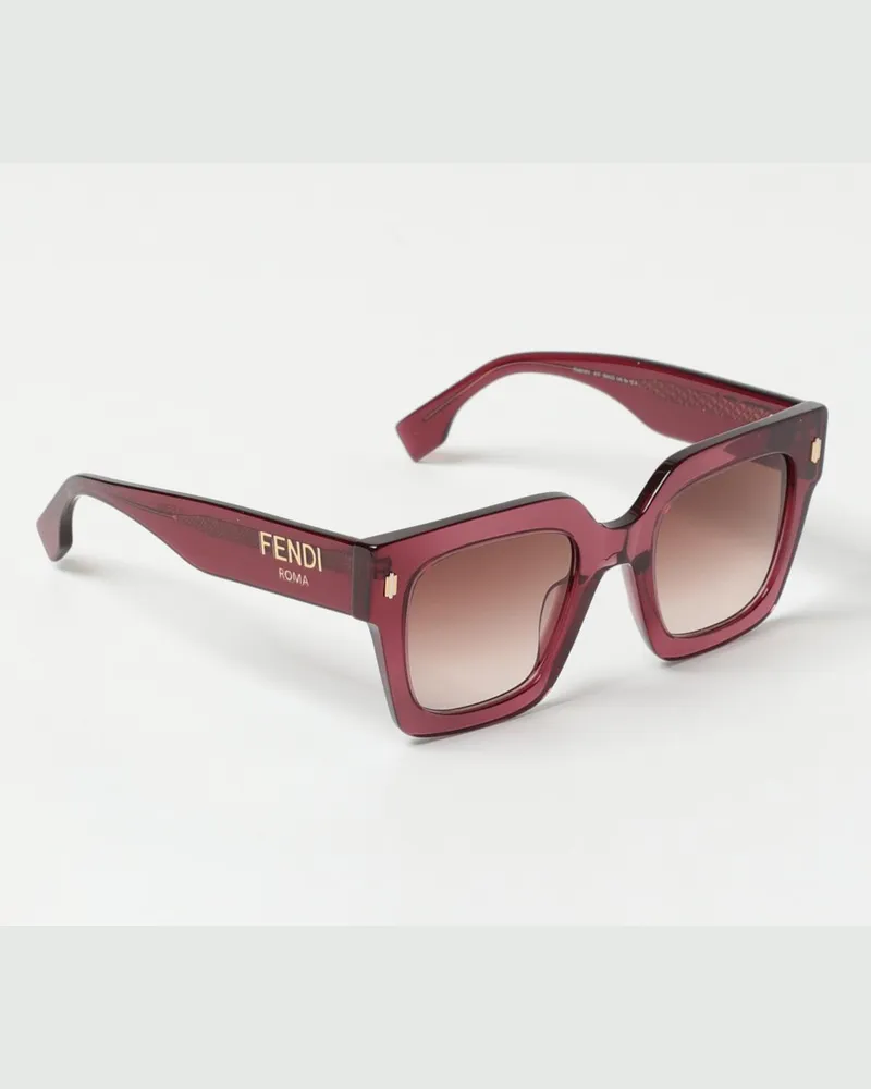 Fendi Sonnenbrillen damen Burgunderrot
