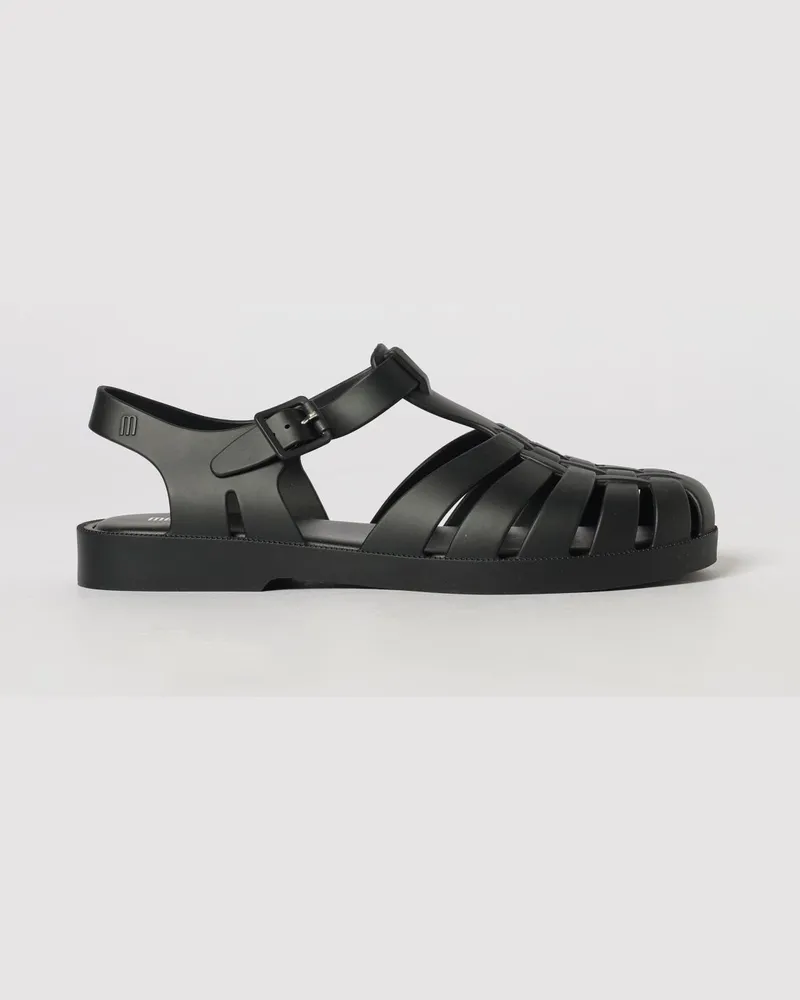 Melissa Possession Fischer-Sandalen aus PVC mit verstellbarem Riemen Schwarz
