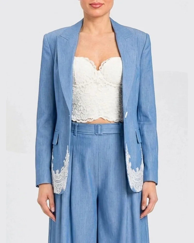 Twin-Set Top damen Weiß