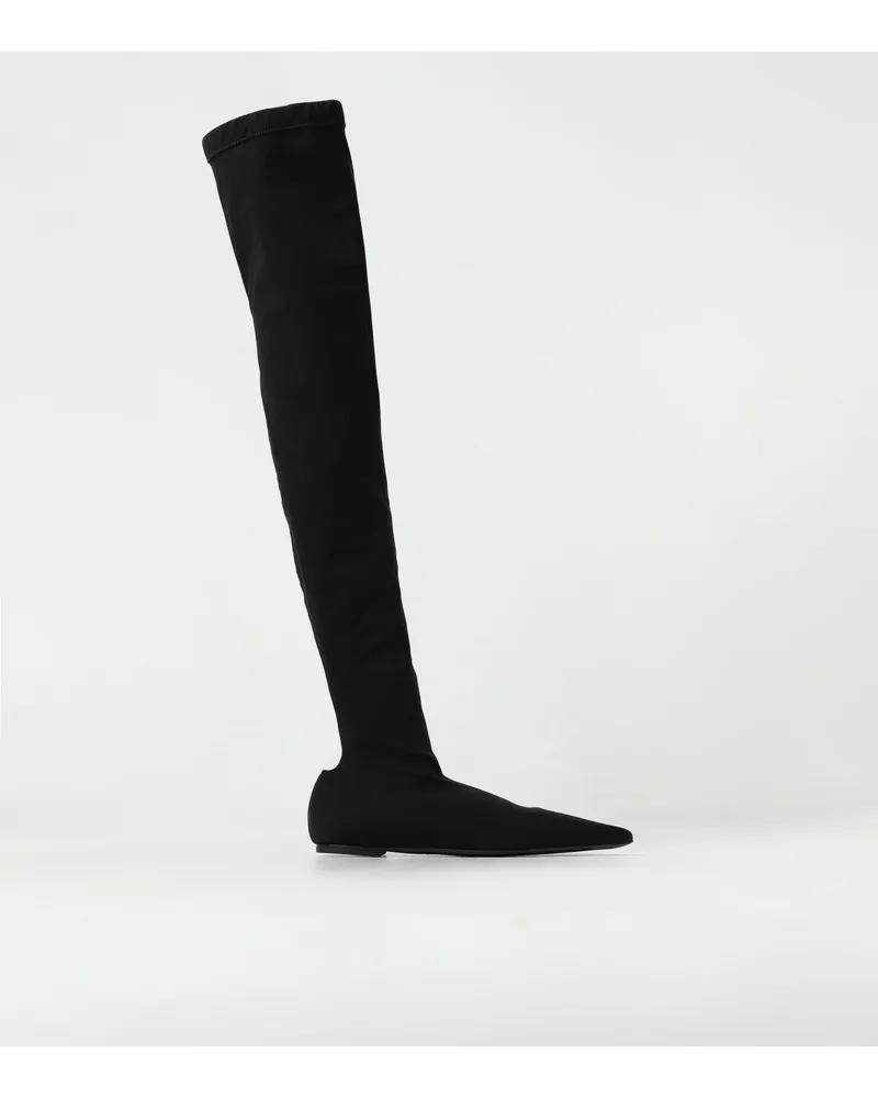 Dolce & Gabbana Flache stiefeletten damen Dolce & Gabbana Schwarz