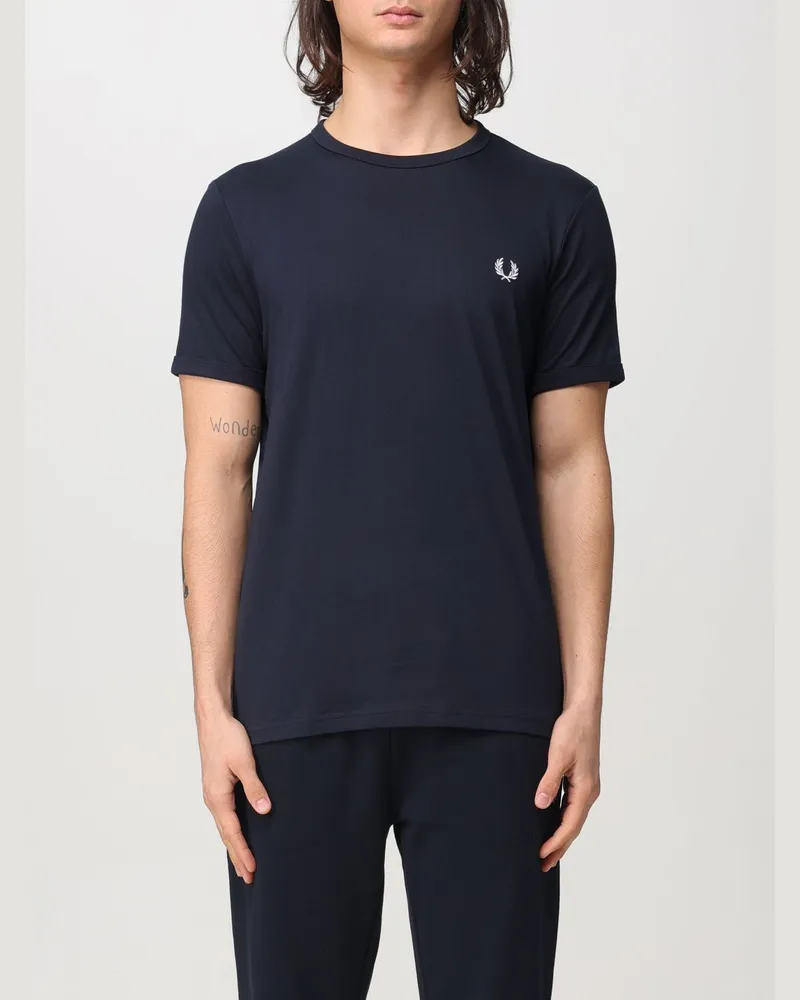 Fred Perry T-shirt herren Blau