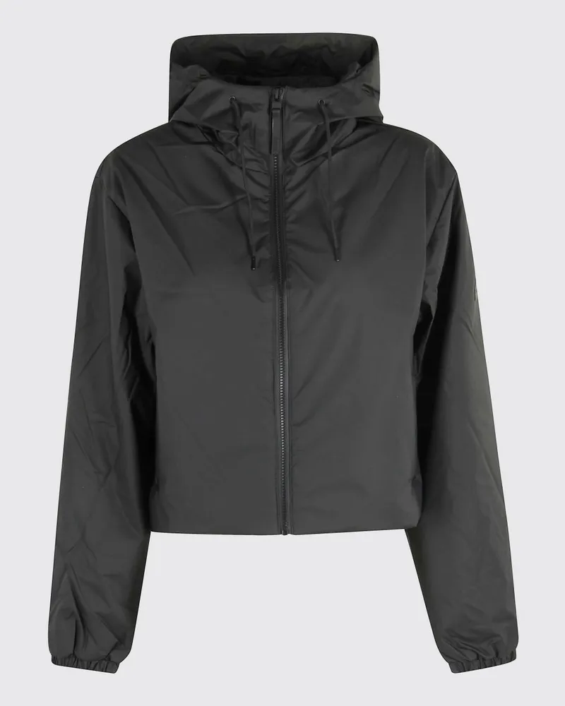 RAINS Jacke damen Schwarz