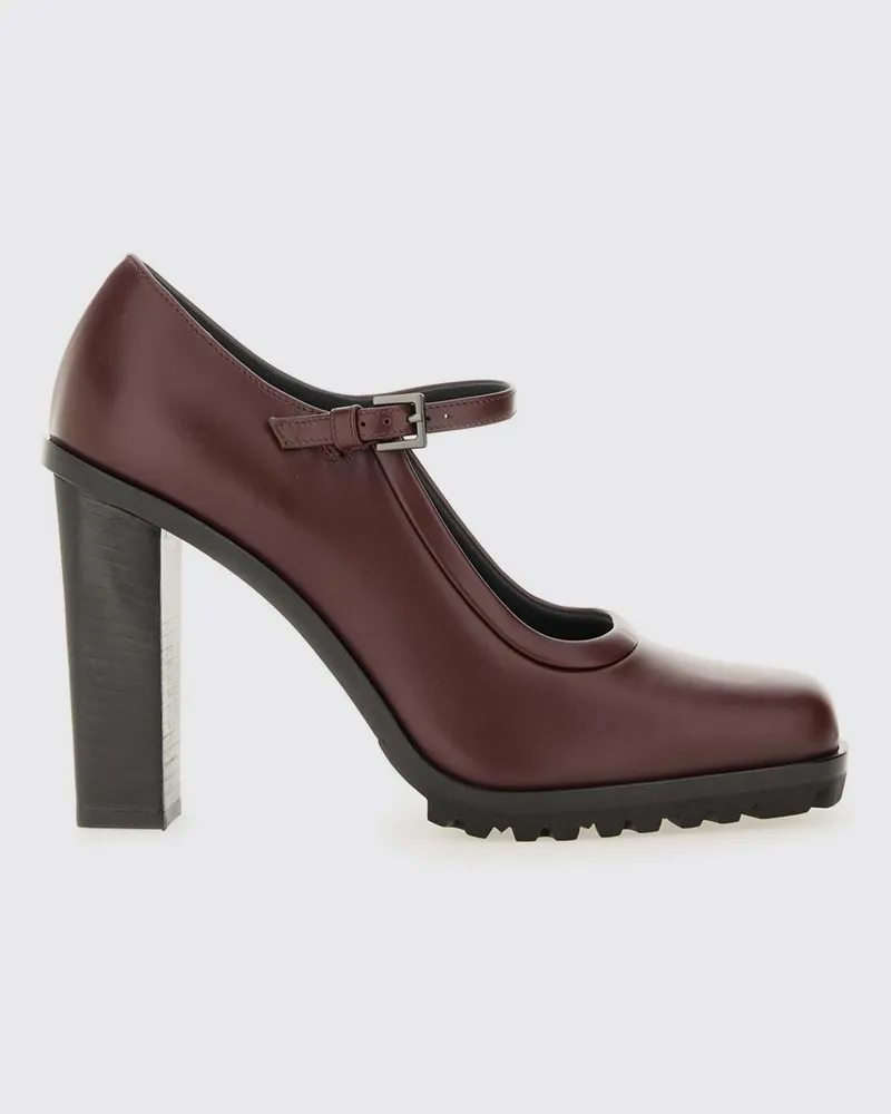 Max Mara Pumps damen Burgunderrot