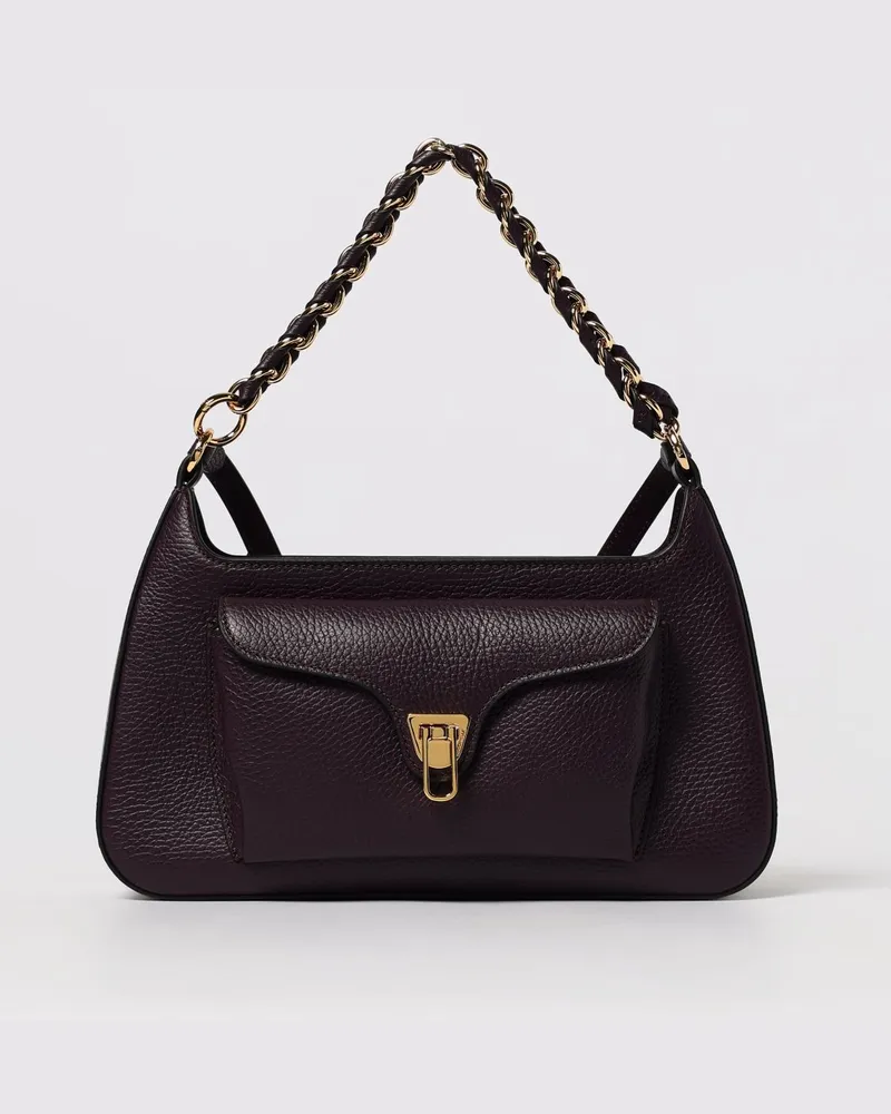 Coccinelle Schultertasche damen Pflaume