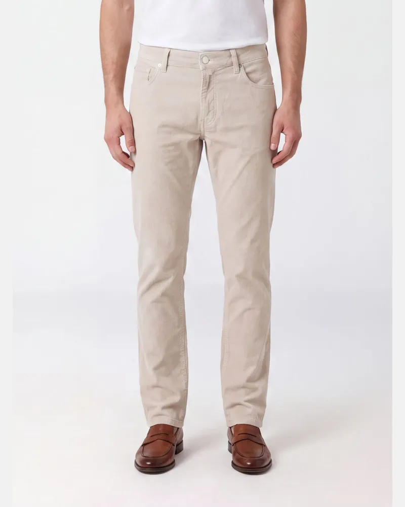 Jacob Cohën Slim-Fit Cordhose aus Baumwollmischung Grau