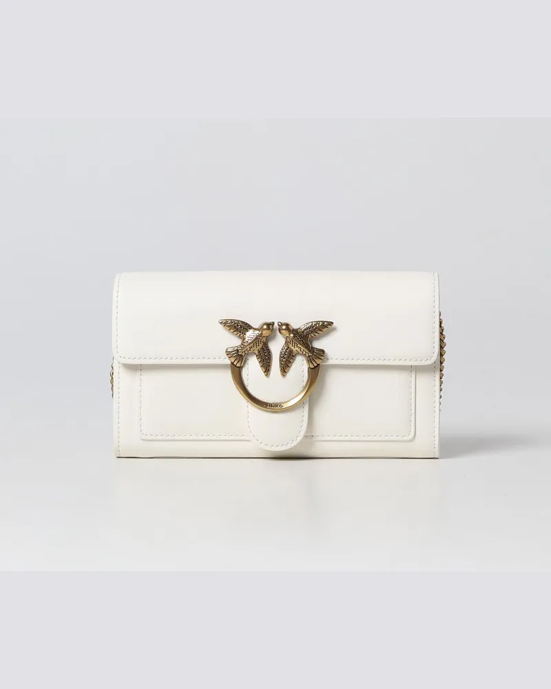 Pinko Schultertasche damen Ivory