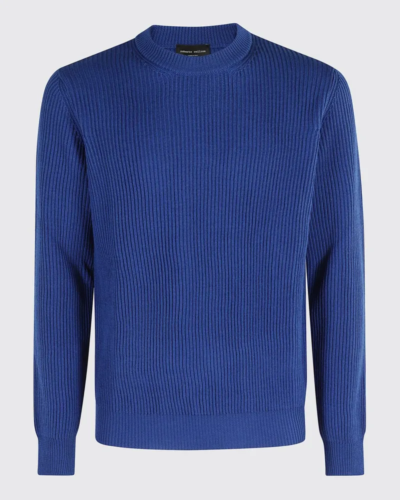 Roberto Collina Pullover herren Elektrischblau