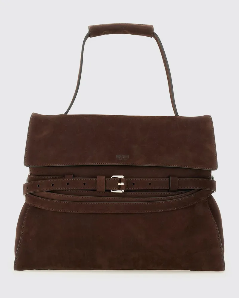 Moschino Schultertasche damen Braun
